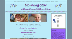 Desktop Screenshot of morningstarchildcare.org